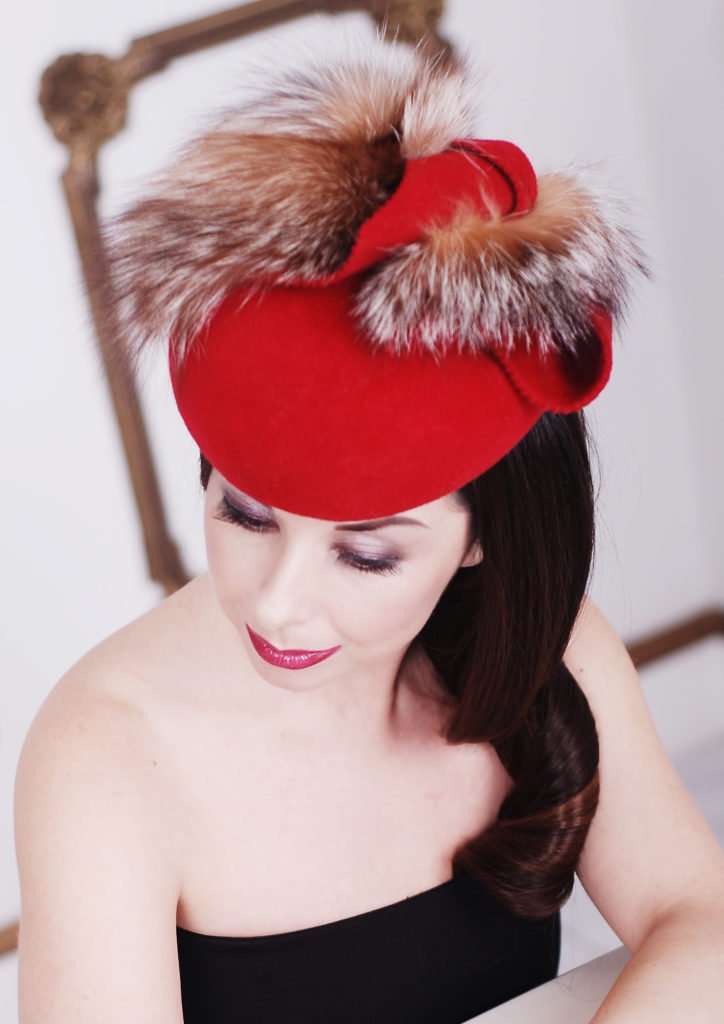 designer fur hat